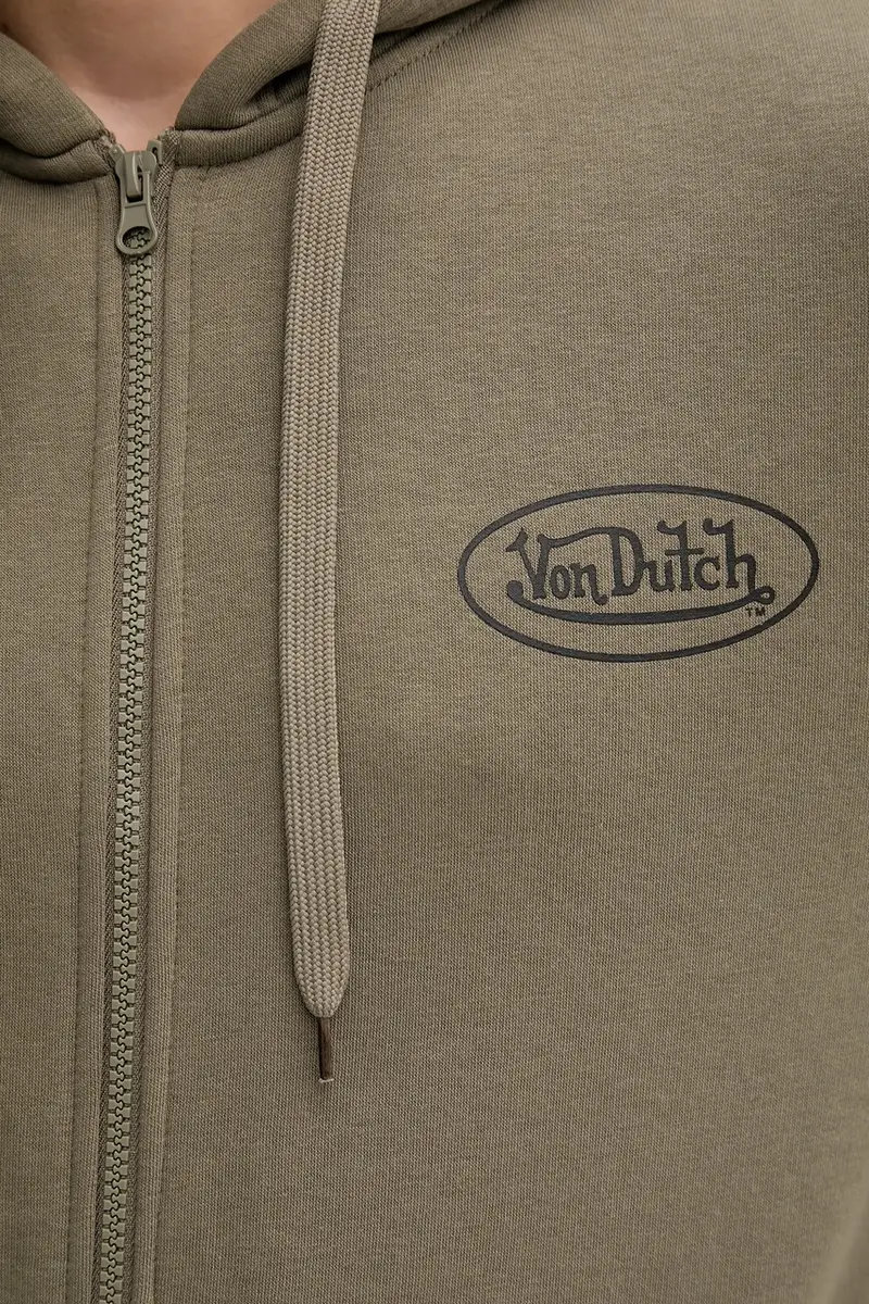 felpa uomo colore verde con cappuccio VD.1.SWZ.SLI miniatura 5