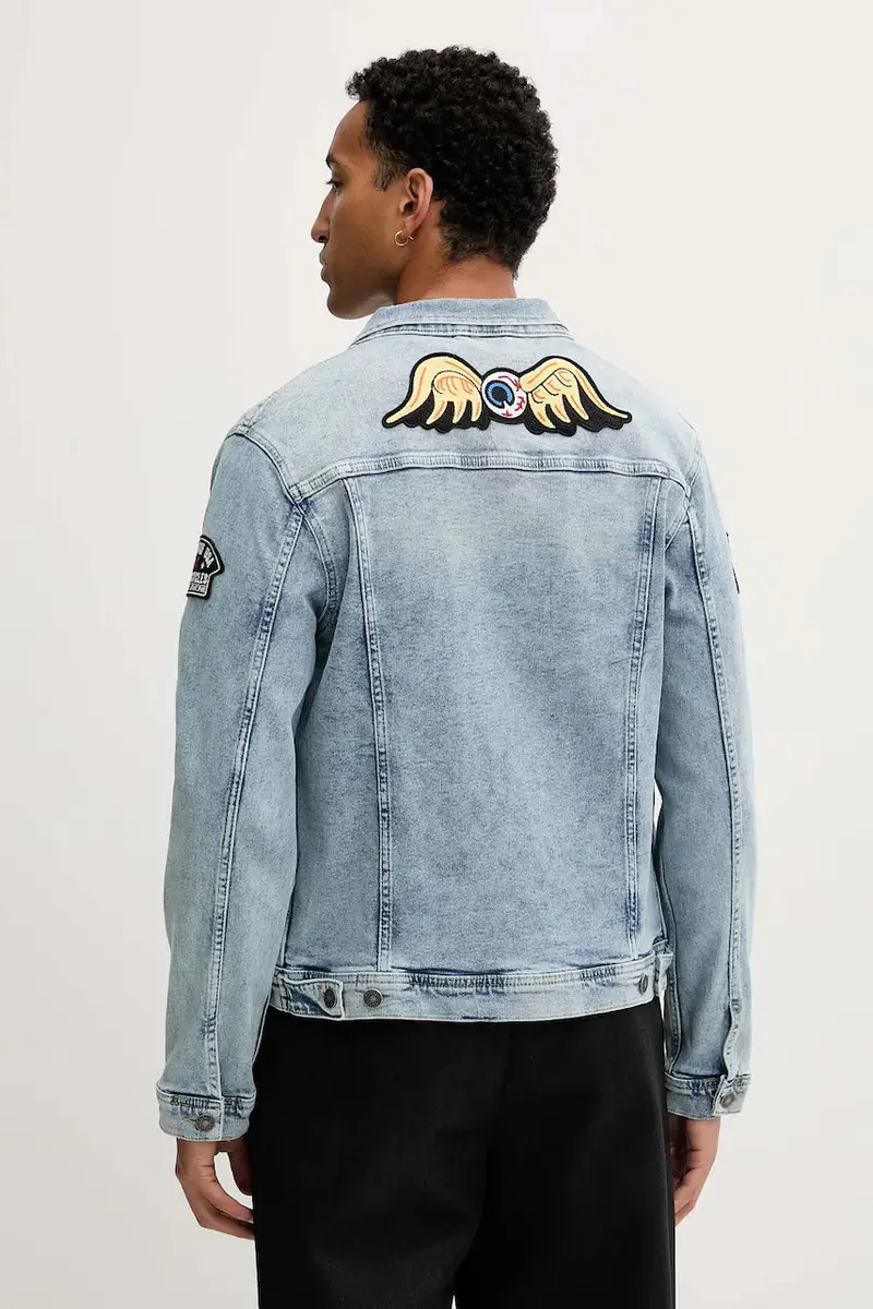 giacca di jeans colore blu VD.1.JKT.MAX2 miniatura 3