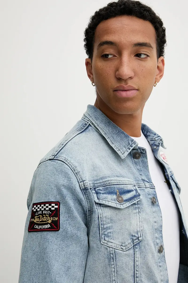 giacca di jeans colore blu VD.1.JKT.MAX2 miniatura 4