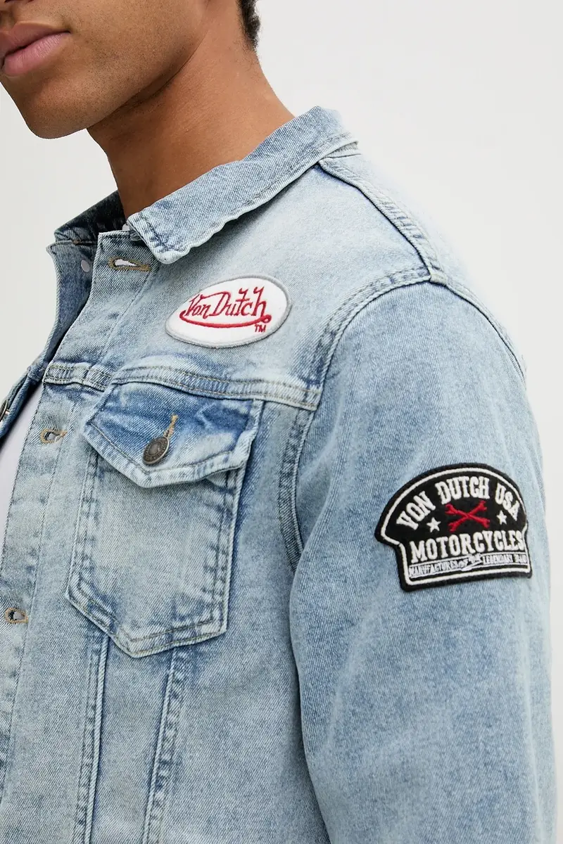 giacca di jeans colore blu VD.1.JKT.MAX2 miniatura 5