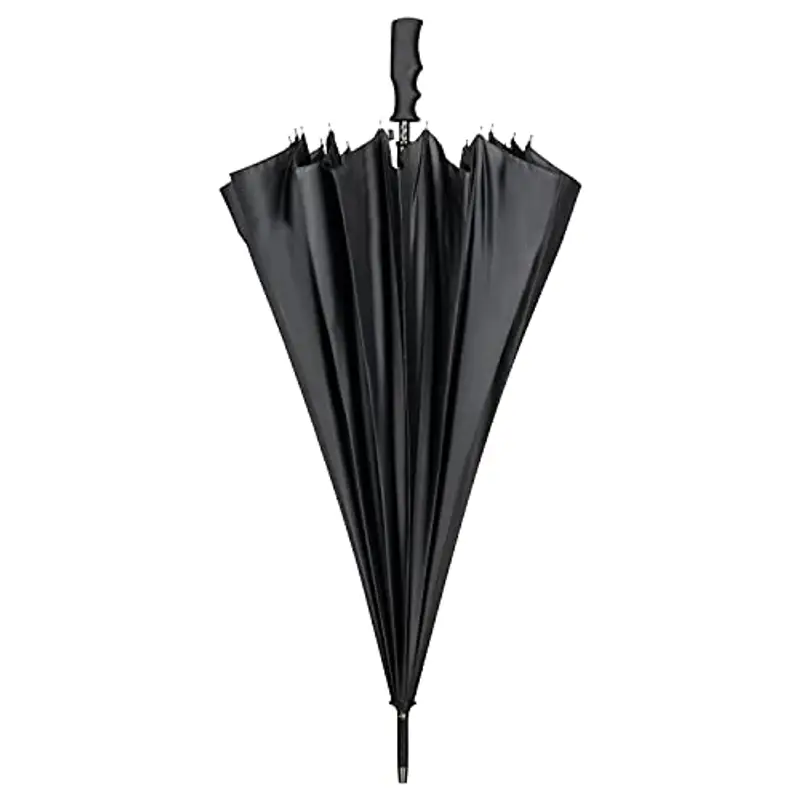 VON LILIENFELD® Ombrello Grande Diametro 120 cm Automatico Donna Uomo Stabile XXL 2 Persone 16 Spicchi Cleo nero miniatura 3