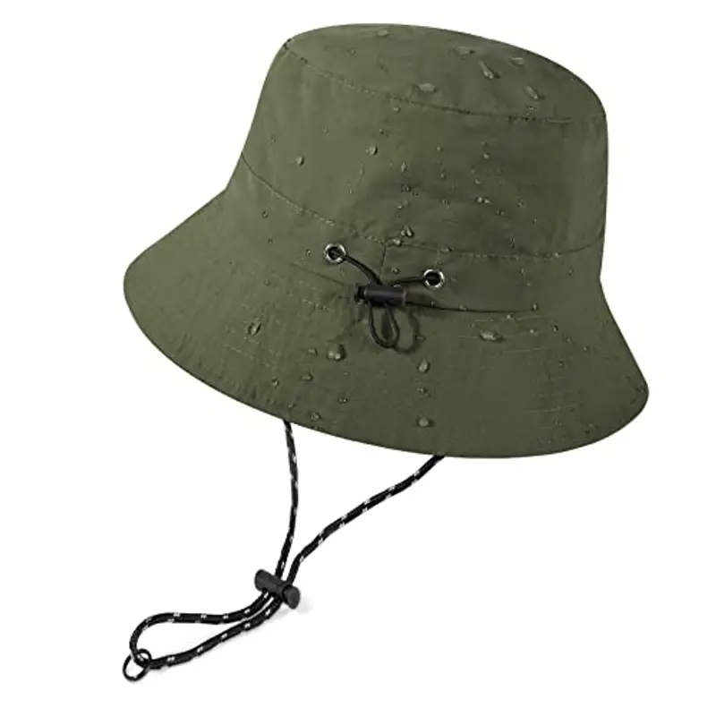 Voqeen Cappello da Pescatore Uomo Donna Anti UV Estivo Outdoor Traspirante e Impermeabile Unisex Pieghevole Cappello da Sole per Pesca Campeggio Giardinaggio Trekking