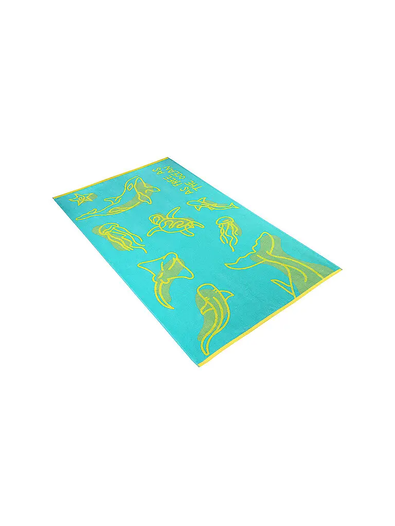 Telo da bagno Free Ocean turchese