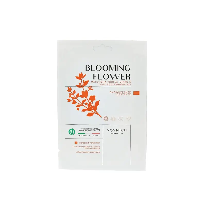 Viso BLOOMING FLOWER Maschera Viso al Mirto e Lentisco Fermentati - Maschera viso idratante