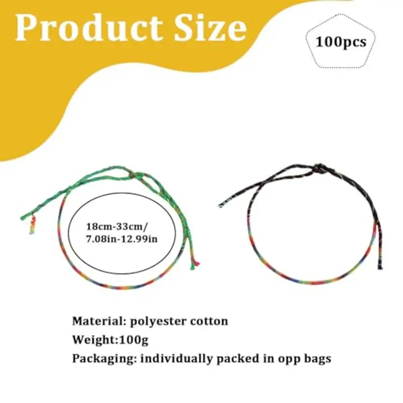 VQEOEOT Braccialetto dell'Amicizia, Filo Colorato Intrecciato, Braccialetti Moda Mare Portafortuna, Rosso miniatura 2