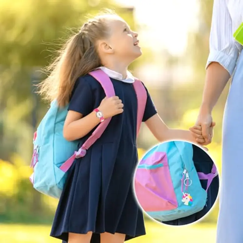 Vspek Portachiavi Ragazza Rosa 1608903 miniatura 3