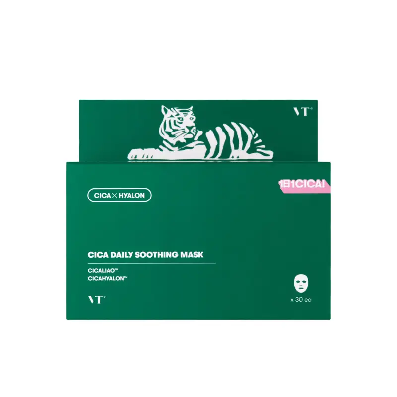 Viso CICA DAILY SOOTHING MASK - Maschera viso idratante, Maschera lenitiva viso miniatura 5