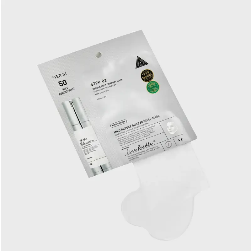 Viso MILD REEDLE SHOT 50 2-STEP MASK - Maschera viso idratante, Cofanetto trattamento, Cofanetto antirughe miniatura 3