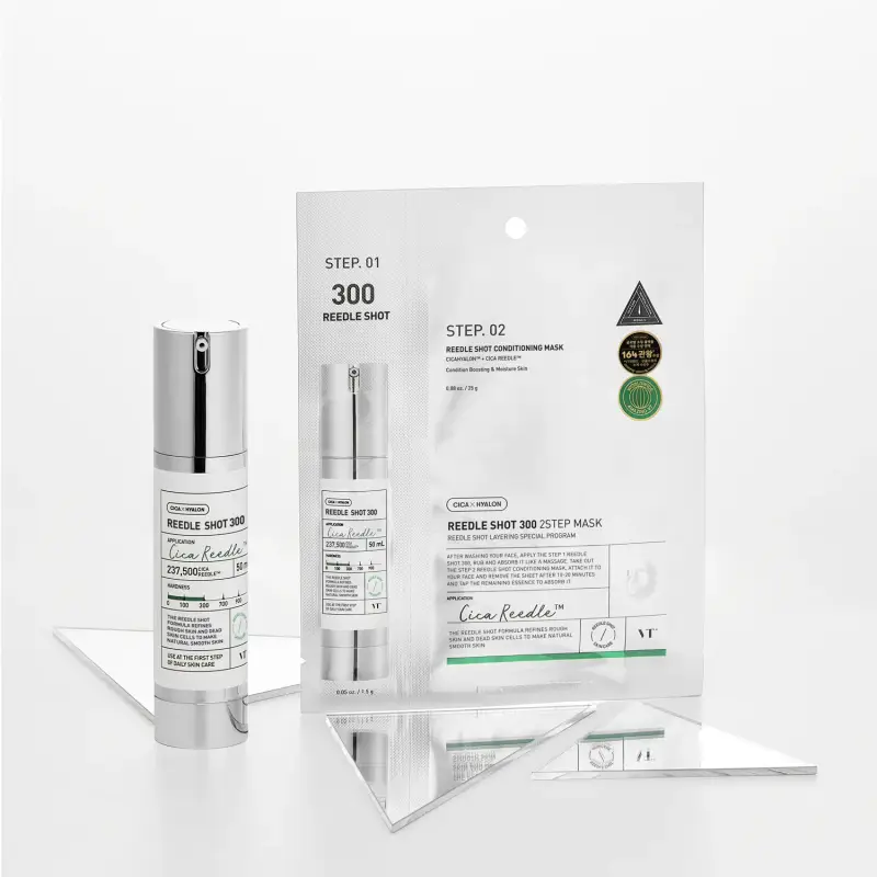 Viso REEDLE SHOT 300 2-STEP MASK - Maschera viso idratante, Cofanetto trattamento, Cofanetto antirughe miniatura 2