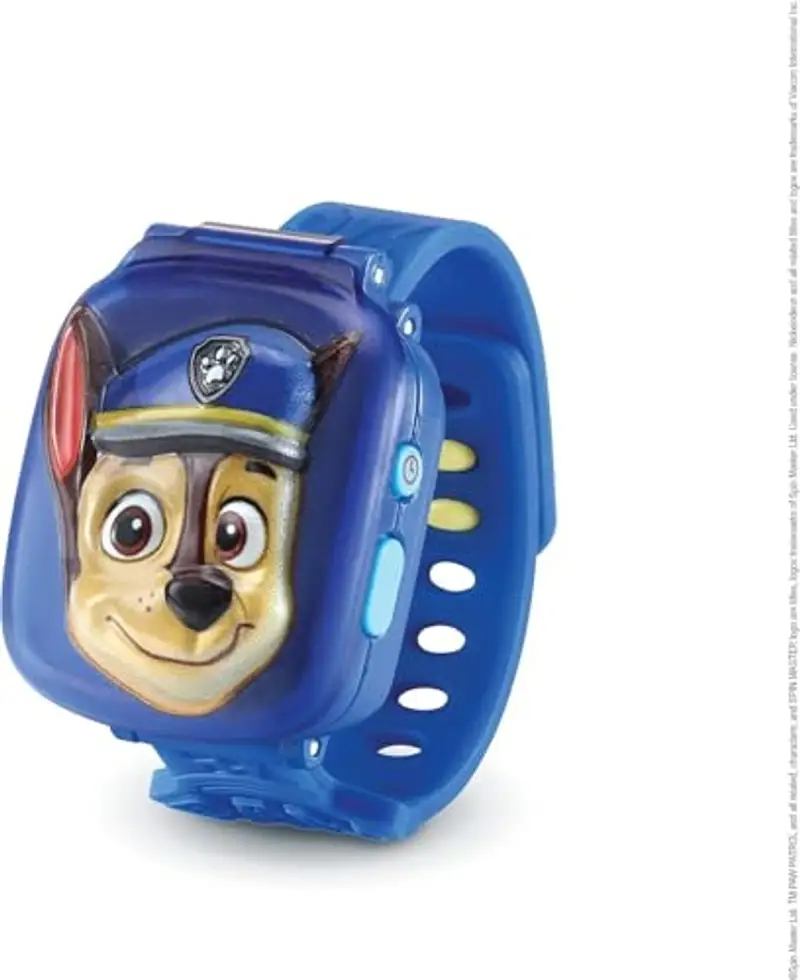 VTech PAW Patrol - Orologio Interattivo di Chase, Orologio per Bambini con 4 Giochi, Schermo a Colori, Inclusa Voce di Ryder, Funzione Sveglia e Timer, Lingua Italiana, Batterie Incluse, 3-7 Anni miniatura 2