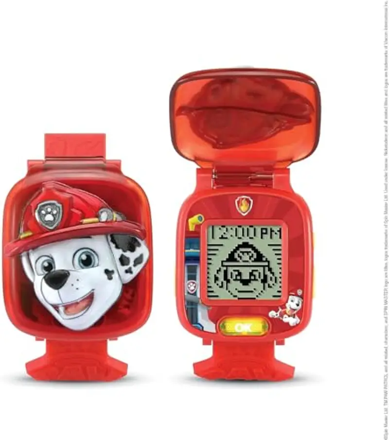 VTech PAW Patrol - Orologio Interattivo di Marshall, Orologio per Bambini con 4 Giochi, Schermo a Colori, Inclusa Voce di Ryder, Funzione Sveglia e Timer, Lingua Italiana, Batterie Incluse, 3-7 Anni miniatura 2