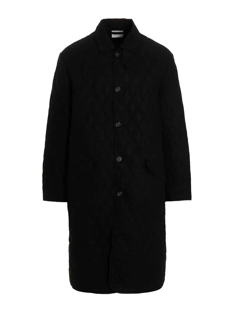 cappotto da cacciatore trapuntato Nero
