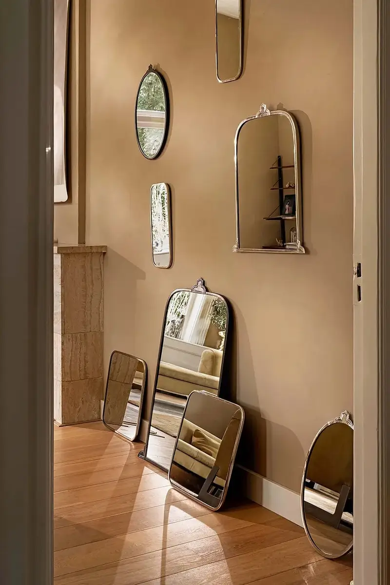 specchio da parete Silver 56 x 35 x 2 cm colore grigio miniatura 4