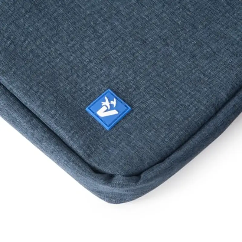 VulTech Borsa Tracolla Laptop 15-15, 6", Custodia PC Compatibile con MacBook Pro/Air, HP, Lenovo, Dell, Asus – Vano Imbottito, Tasca Frontale, Fascia per Trolley, Tracolla Rimovibile, blu miniatura 3