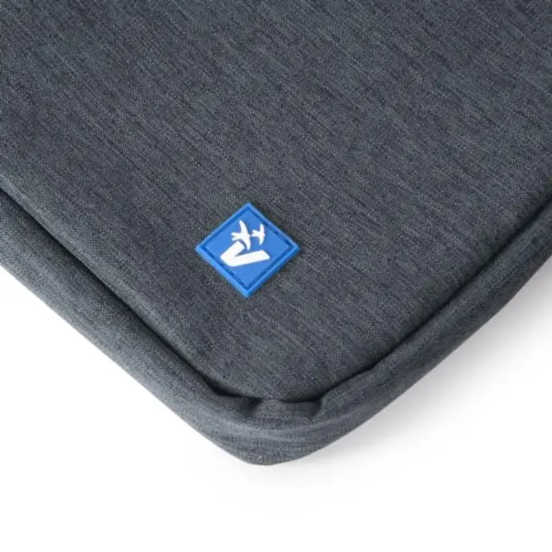 VulTech Borsa Tracolla Laptop 15-15, 6", Custodia PC Compatibile con MacBook Pro/Air, HP, Lenovo, Dell, Asus – Vano Imbottito, Tasca Frontale, Fascia per Trolley, Tracolla Rimovibile, Grigio miniatura 3