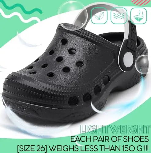 Vunavueya Ragazzi Zoccolo di Giardino Ragazze Ciabatte Spiaggia Scarpe Sandali Plastica da Mare Estive Sabot da Piscina miniatura 2