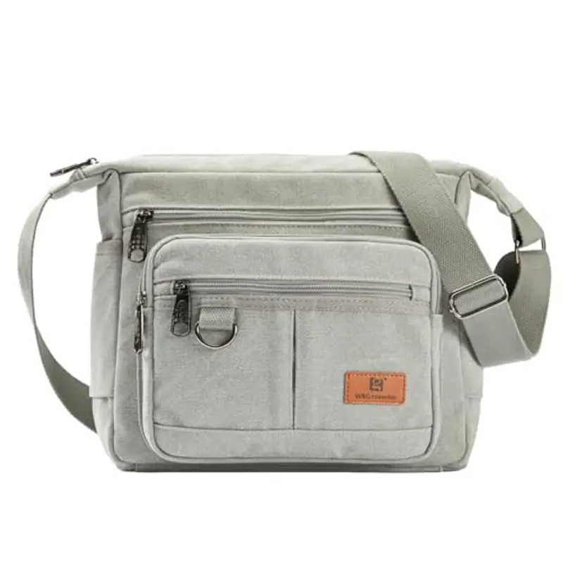 W&G traveler Borsa a tracolla Grigio 955078