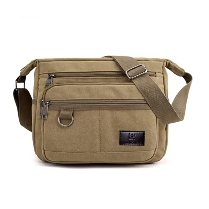 W&G traveler Borse Messenger in tela, borsa valigetta Portatile Computer, Borsetta Corriere Commuter per 13,3 pollici