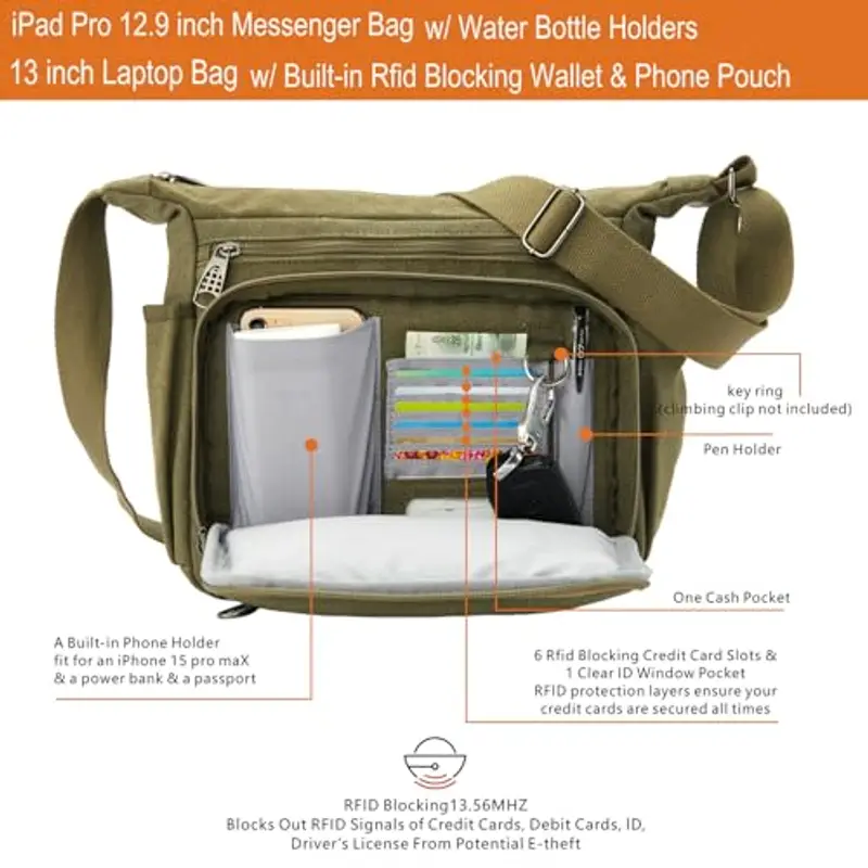 W&G traveler Borsa a tracolla 2149038 miniatura 2