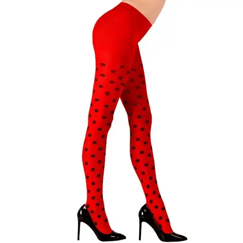 W WIDMANN MILANO Party Fashion - Collant, a righe o a pois, 70 DEN, Halloween, costumi di carnevale miniatura 3