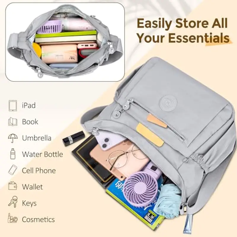 WACCET Borsa a tracolla Donna Grigio 1607349 miniatura 3