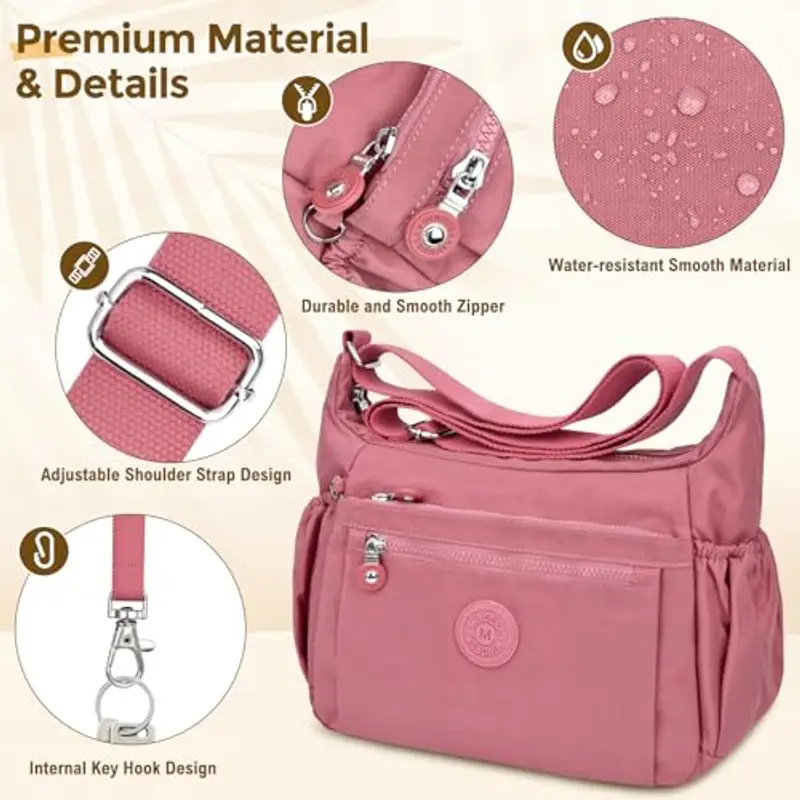 WACCET Borsa a tracolla Donna Rosa 1607345 miniatura 3