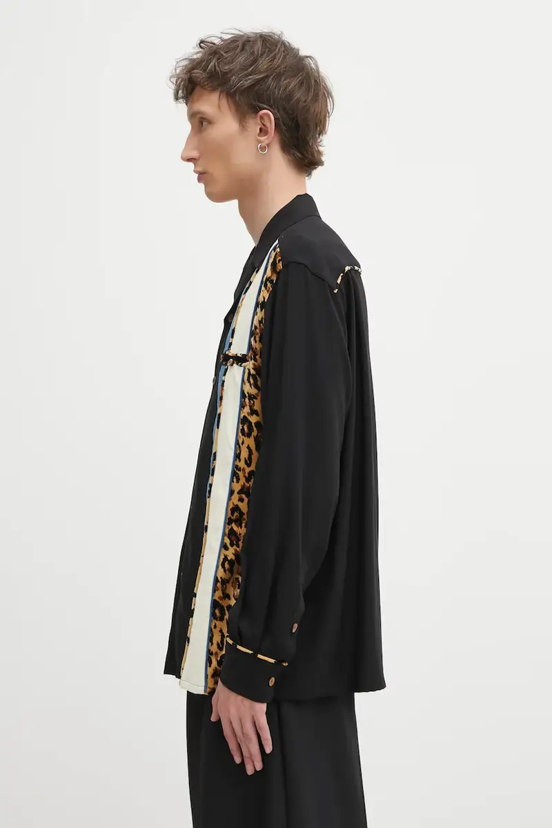 camicia Switching uomo colore nero 25FW-WMS-OC08 miniatura 2