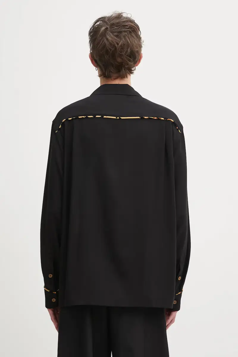 camicia Switching uomo colore nero 25FW-WMS-OC08 miniatura 3