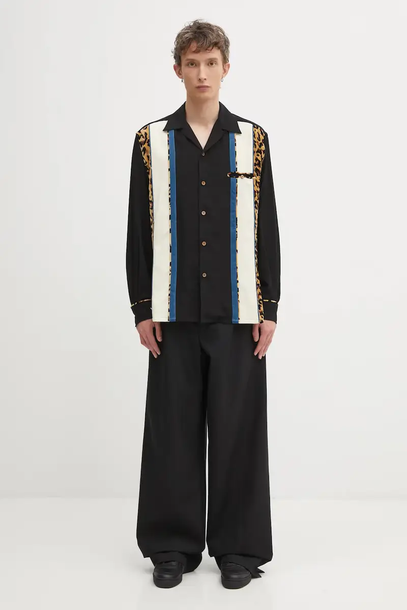 camicia Switching uomo colore nero 25FW-WMS-OC08 miniatura 5