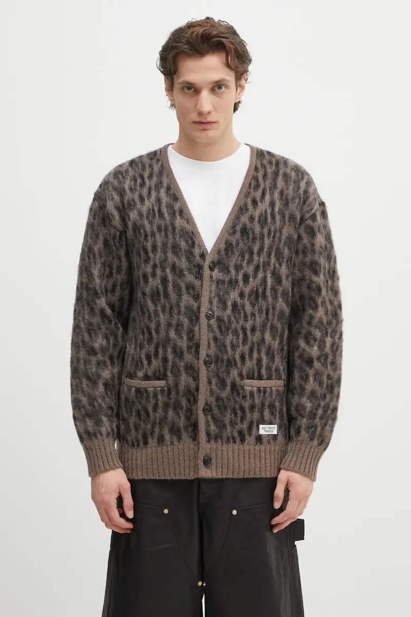 Wacko Maria Cardigan Uomo Marrone 2251313