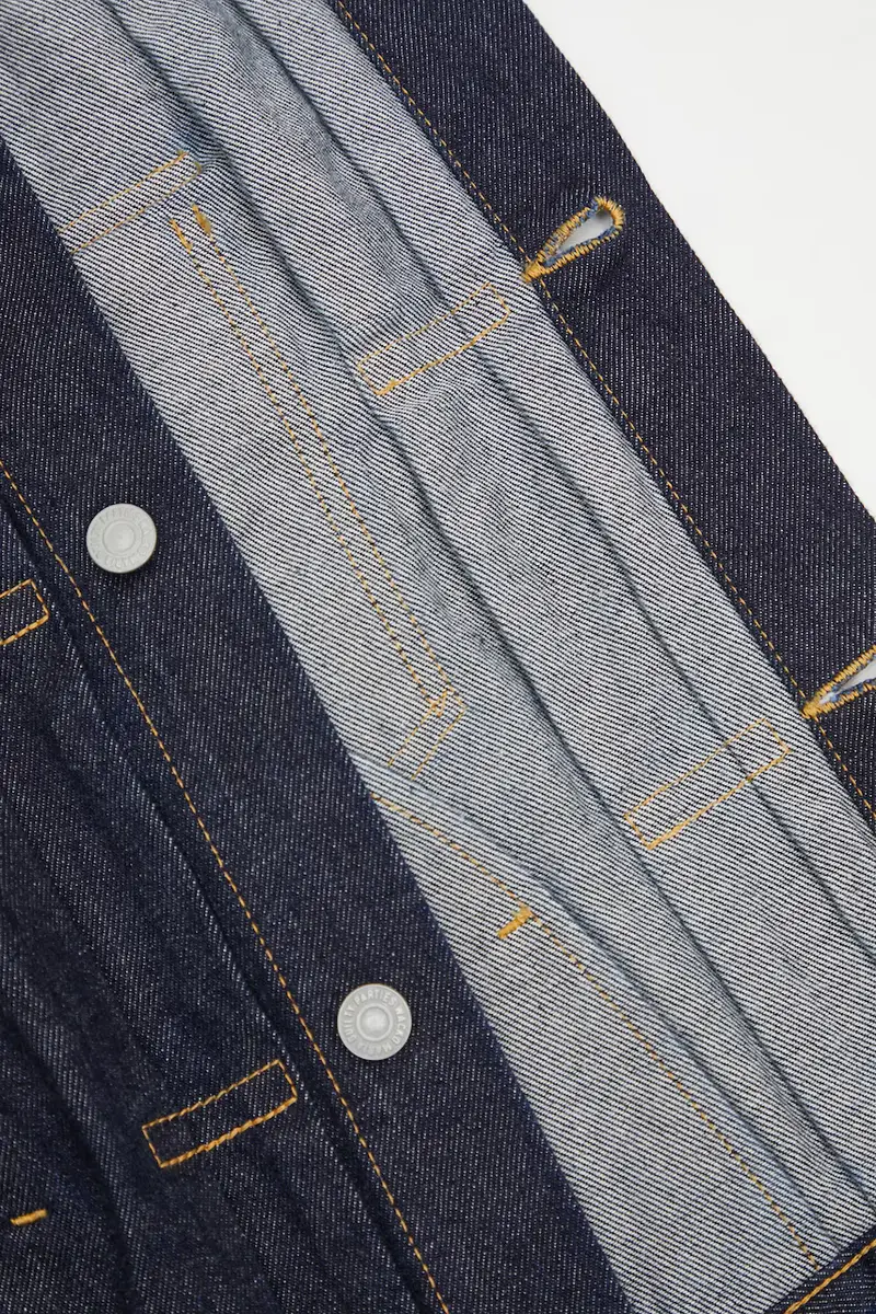 giacca di jeans Trucker Jacket colore blu 25FW-WMO-BL20 miniatura 5