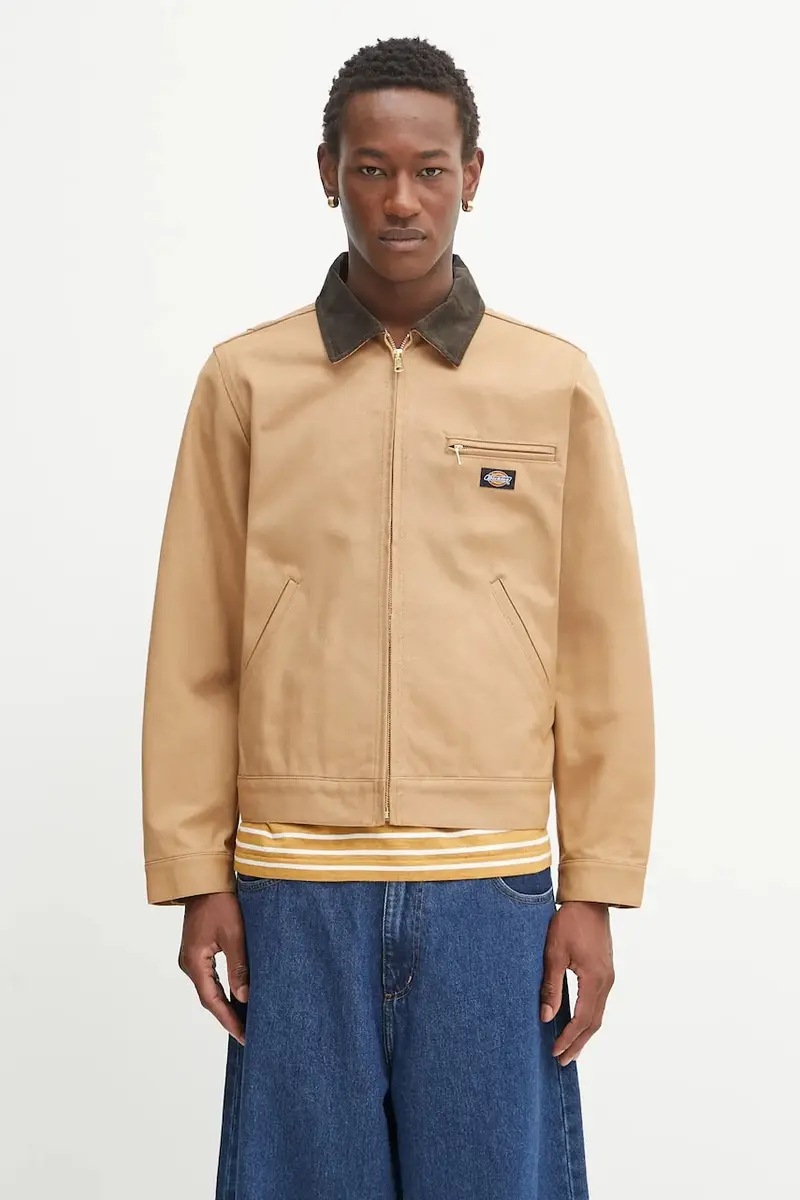 giacca in cotone DICKIES / WORK JACKET colore marrone 25SS-WMO-DC01