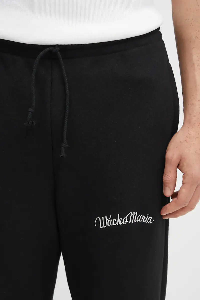 pantaloni tuta di cotone uomo colore nero 25FW-WMC-SP02 miniatura 4