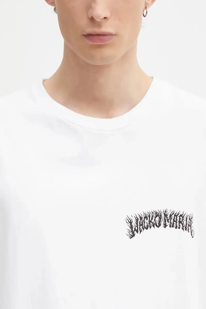 Wacko Maria T-shirt Uomo Bianco 3798477 miniatura 4