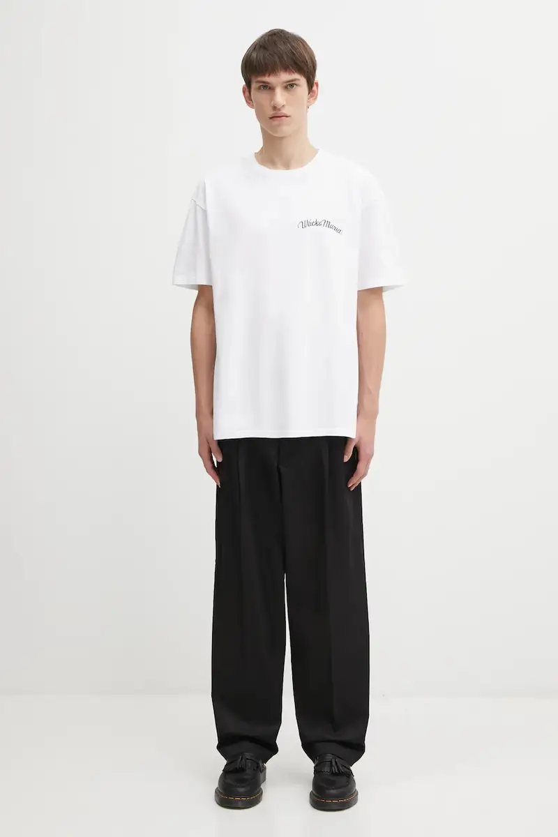 Wacko Maria T-shirt Uomo Bianco 3406416 miniatura 5