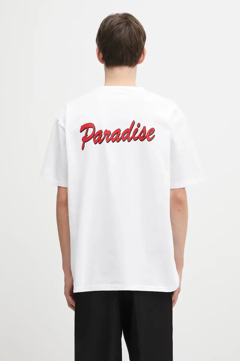 Wacko Maria T-shirt Uomo Bianco 3406407 miniatura 3