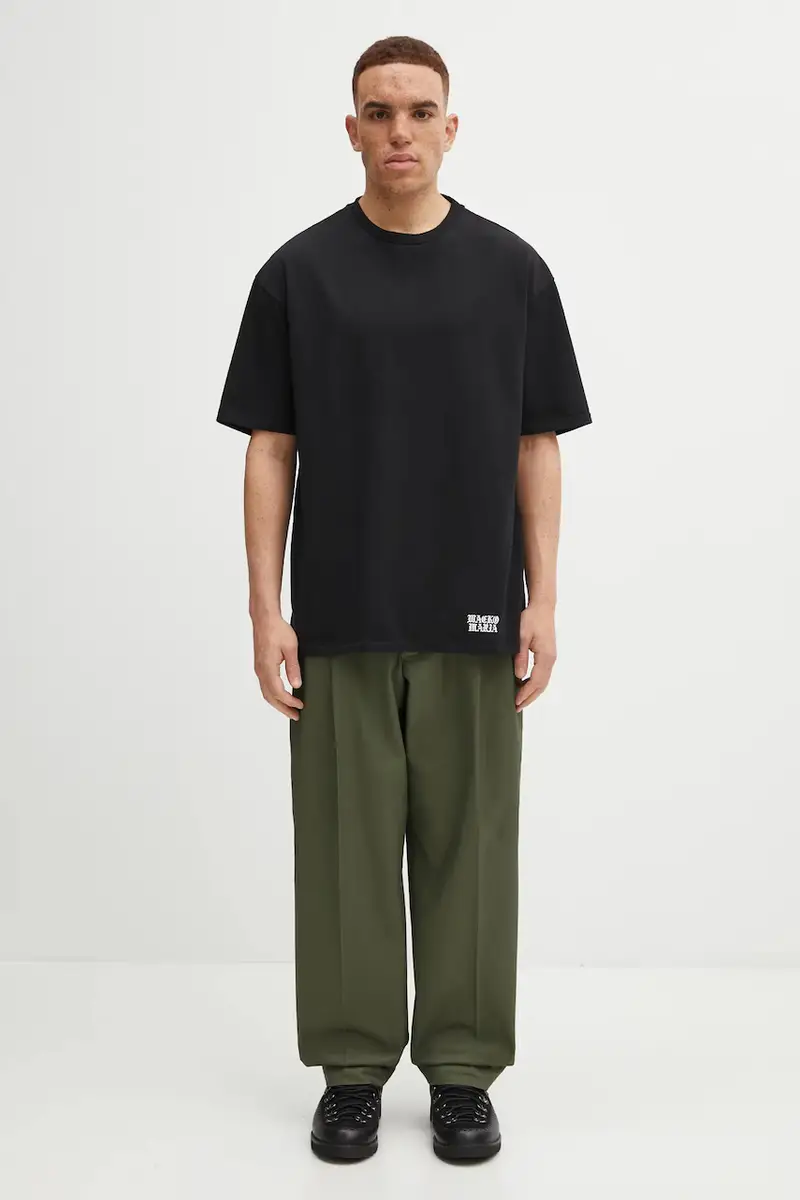 Wacko Maria T-shirt Uomo Nero 3474202 miniatura 5