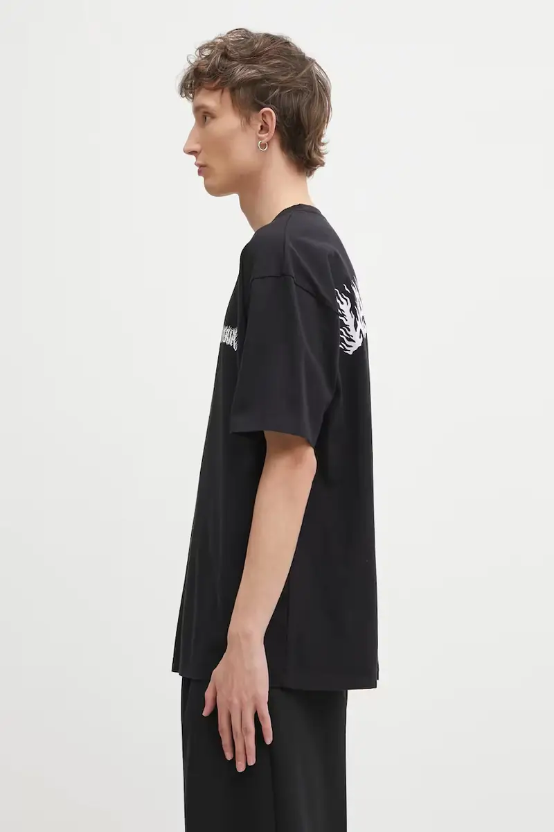 Wacko Maria T-shirt Uomo Nero 3798618 miniatura 2