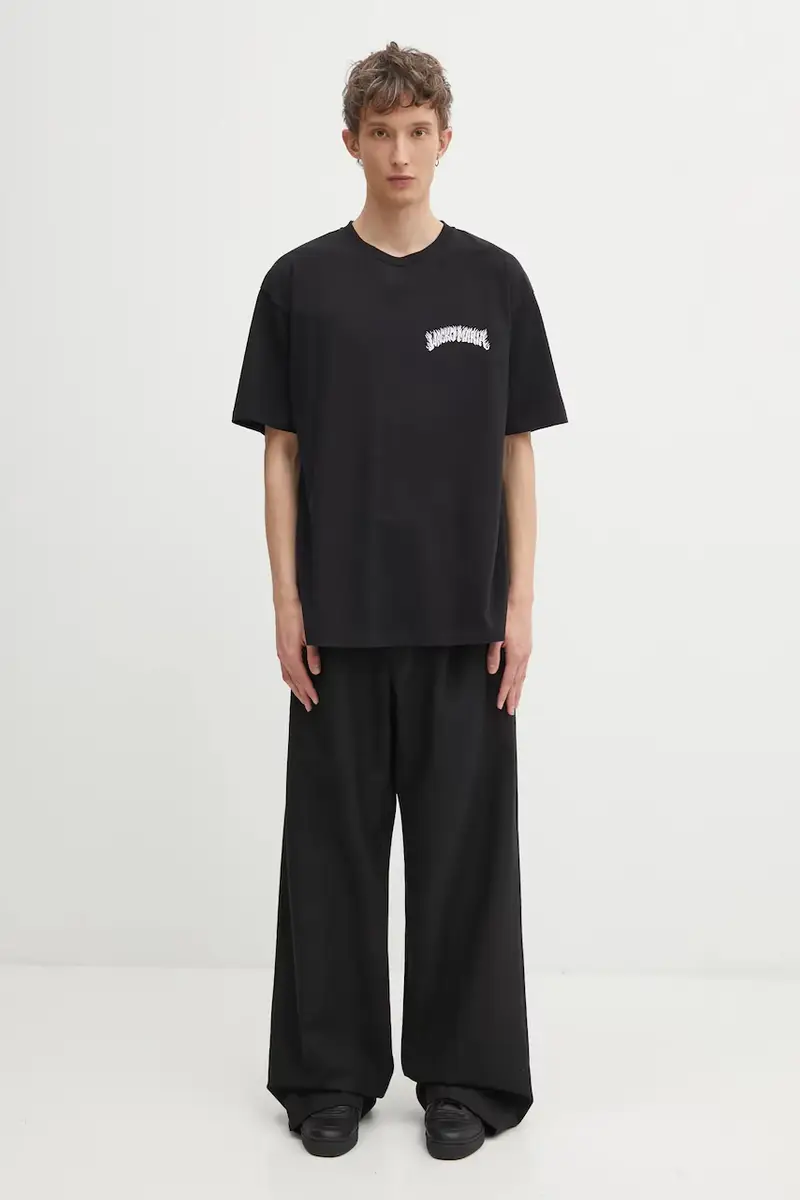 Wacko Maria T-shirt Uomo Nero 3798618 miniatura 5