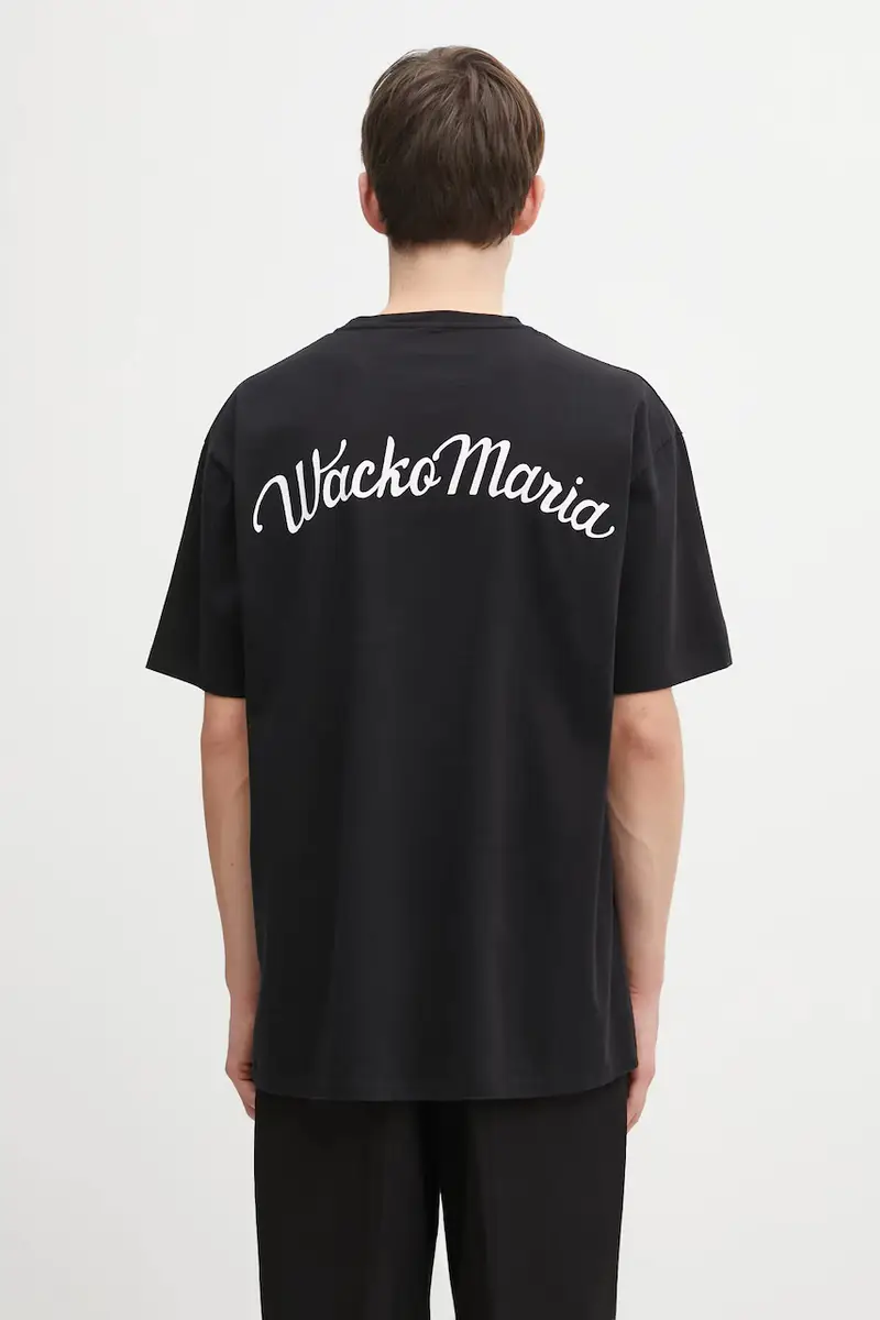 Wacko Maria T-shirt Uomo Nero 3406892 miniatura 3