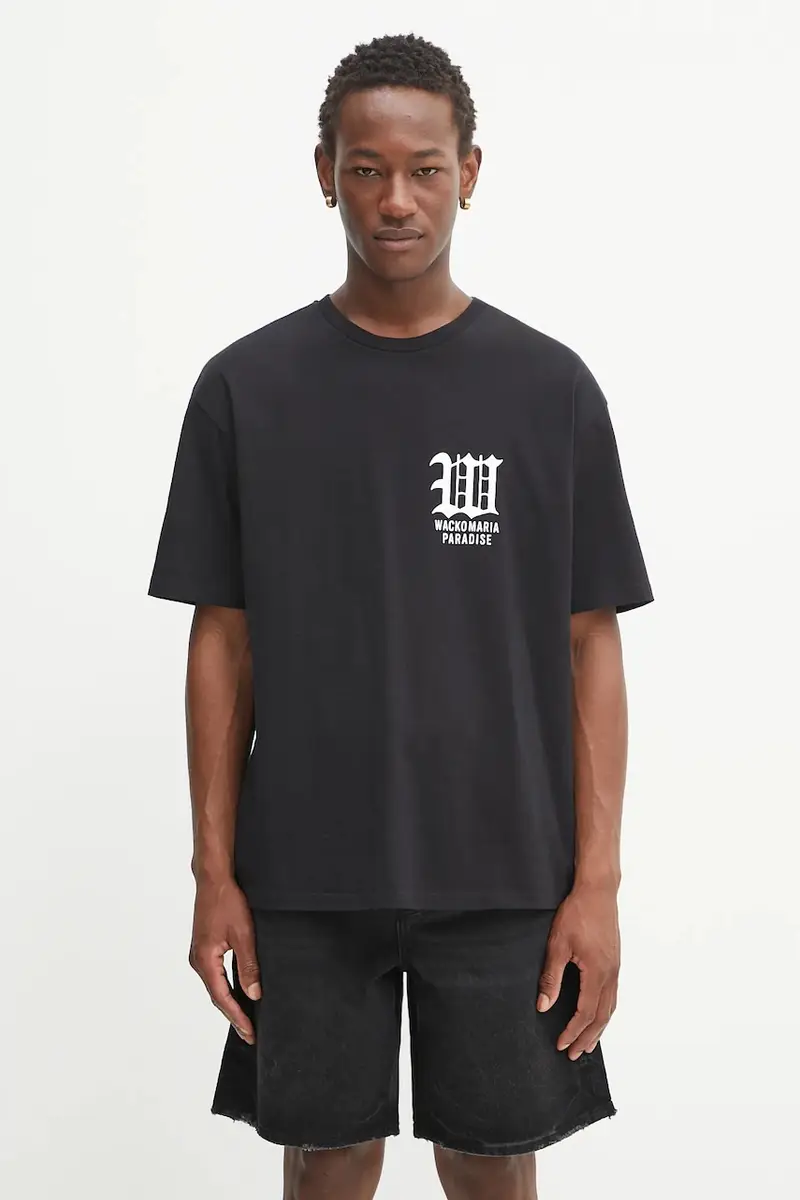 Wacko Maria T-shirt Uomo Nero 2258108