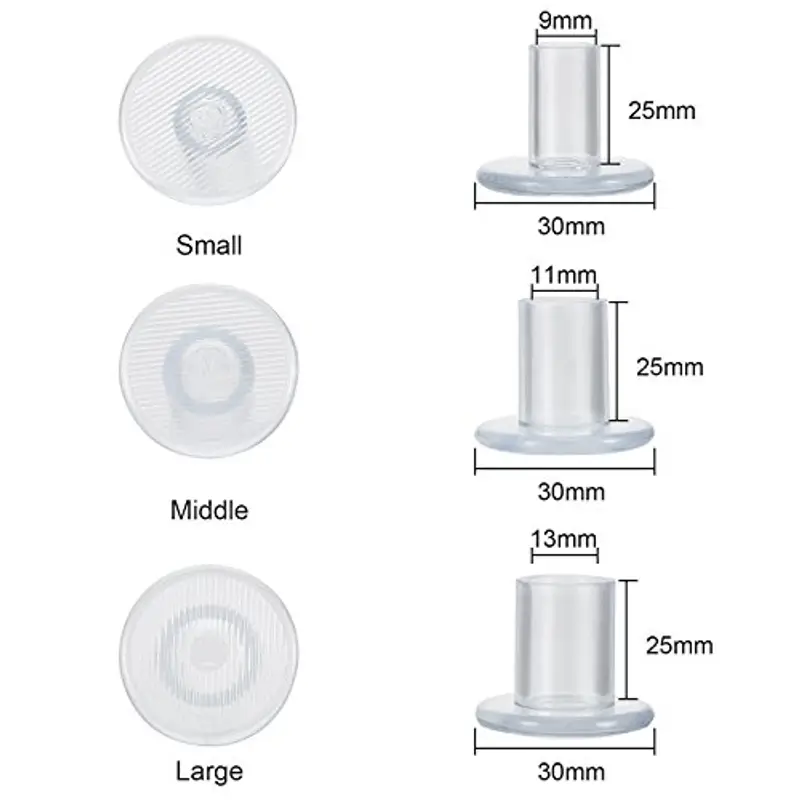 WADY 30 Paia Protezioni Per Tacchi, Trasparenti, per Matrimoni o Eventi All'aperto miniatura 3