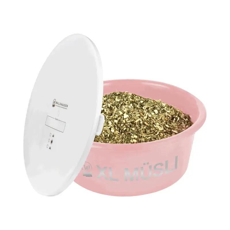 Mangiatoia per cavalli per musli con coperchio Waldhausen XL