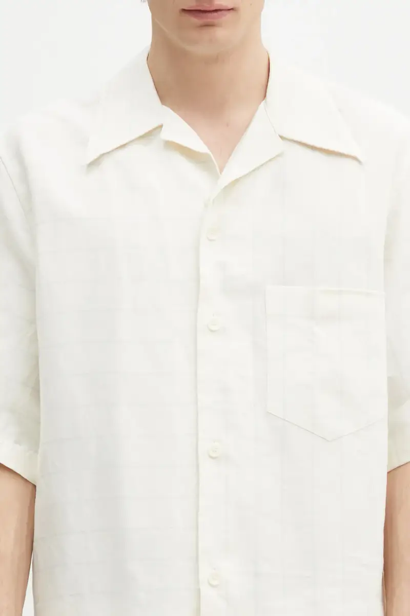 camicia Highlife Bowling Beige miniatura 4