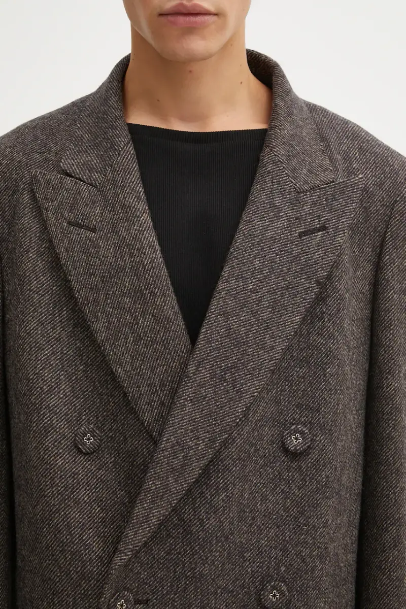 cappotto in lana Mayfair Coat colore marrone MA25CO09.WO02.903 miniatura 4