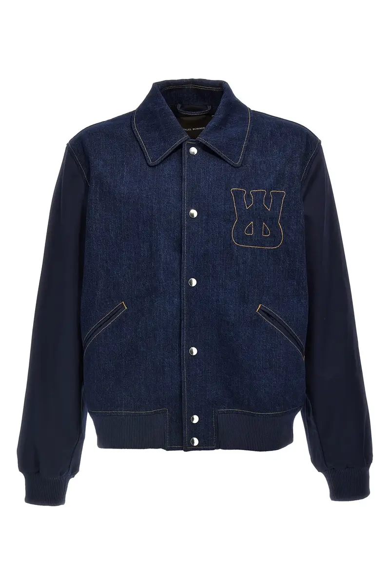 Giacca The Echo Denim Varsity Blu