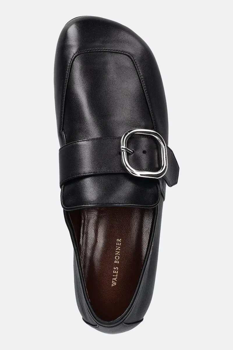 Wales Bonner Mocassini Donna Nero 3941592 miniatura 4