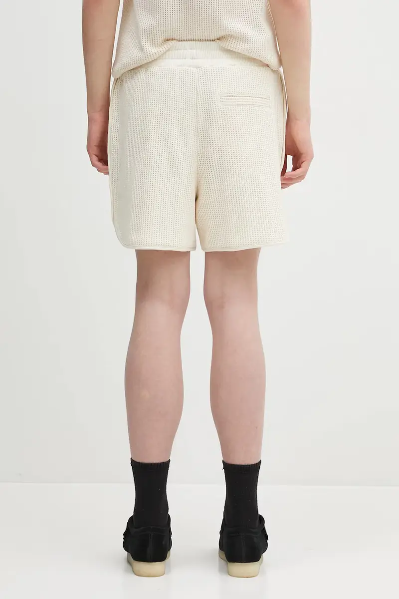 pantaloncini in cotone Song Jersey Beige miniatura 3