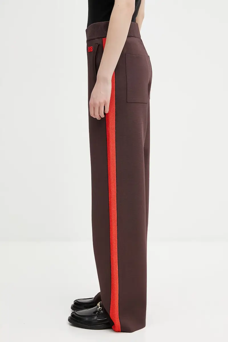 pantaloni Tide Track Pant donna colore marrone UA25KN02.VI05.801