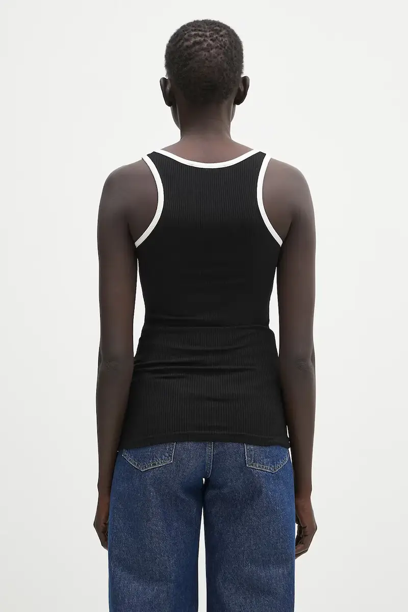 Wales Bonner Top Nero 4157788 miniatura 3